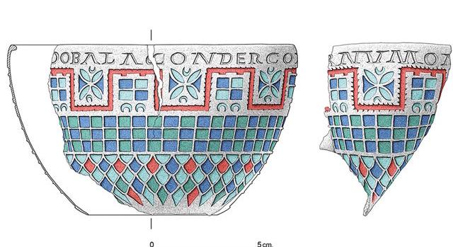 Hadrianus falát ábrázoló római csészét tártak fel Spanyolországban