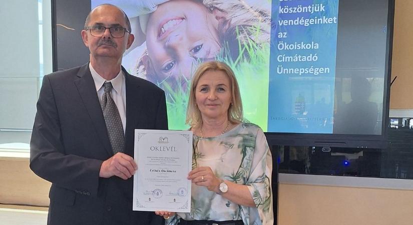 Örökös ökoiskola lett az ajkai katolikus intézmény