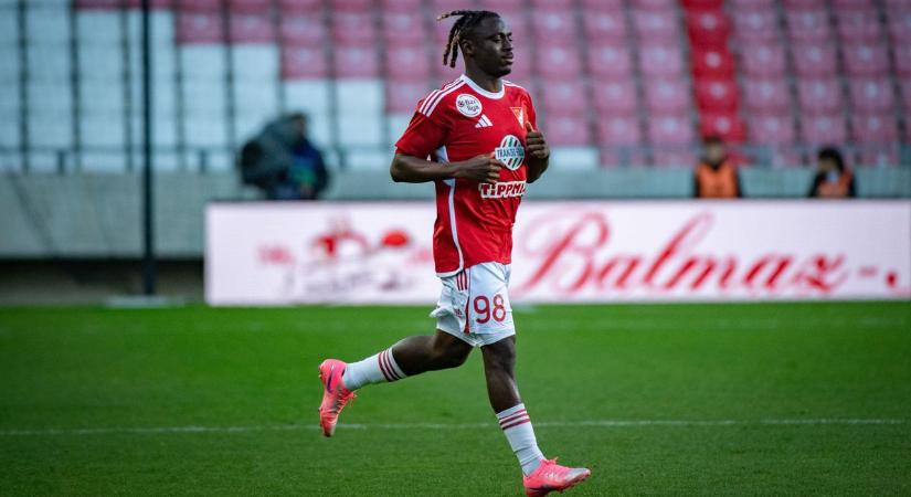 Végre lehetőséget kapott a bizonyításra a DVSC csatára, Odey, csak egy kicsit másképp