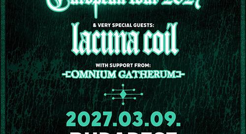 A The Halo Effect jövőre a Lacuna Coil és az Omnium Gatherum kíséretében újra Budapesten koncertezik