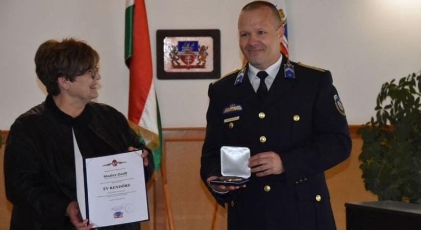 Siszler Zsolt kapta az „Év rendőre” kitüntető címet