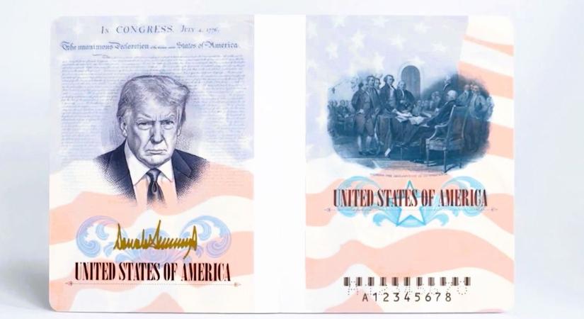Teljesen bedurciztak az emberek, amiért Trump képét nyomják az útlevelekre (VIDEÓ)