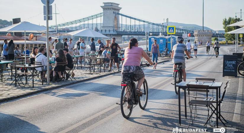 A május 1-i hosszú hétvégén idén először újra szabad a rakpart