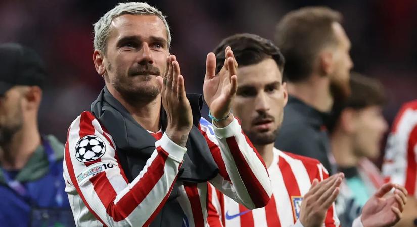 Az Atléticónál szeretnék BL-győzelemmel búcsúztatni Antoine Griezmannt