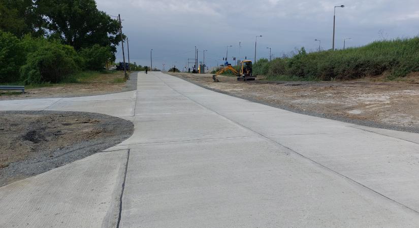 Megújult a csónaklerakóhoz vezető út