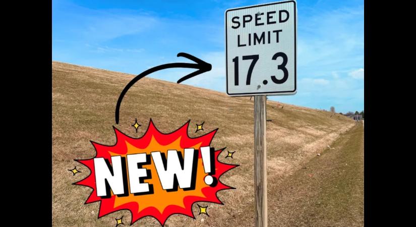 Nem elírás! Alig 28 km/órás sebességkorlátozás sokkolja az autósokat!