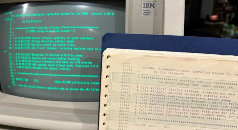 Megnyitotta a Microsoft a legelső DOS forráskódját