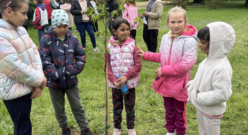 Faültetéssel és rangos elismeréssel ünnepelték a Föld napját Babócsán