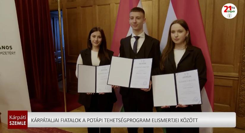 Kárpátaljai fiatalok a Potápi Tehetségprogram elismertjei között (videó)