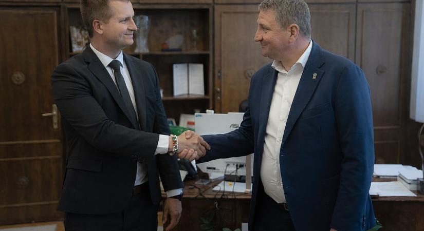 Eger jövőjéről egyeztetett Bódis Péter és Vágner Ákos