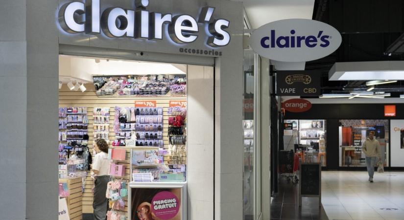 Végleg bezárt a magyar Claire’s is