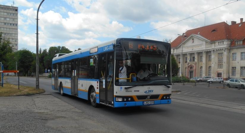Érettségi miatt változik az egyik debreceni buszjárat rendje