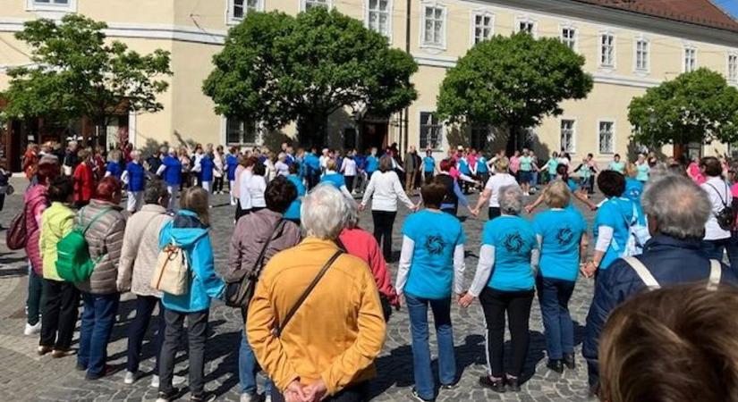 Közel kétszázan táncoltak együtt Székesfehérvár belvárosában a tánc világnapján. (galéria)