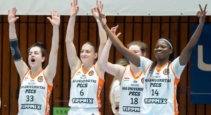 Női kosár NB I: szoros meccs után pécsi előny a fináléban