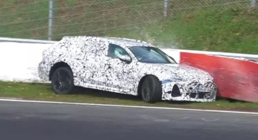 Tesztelés közben törték meg az új Audi RS6 prototípusát – videó