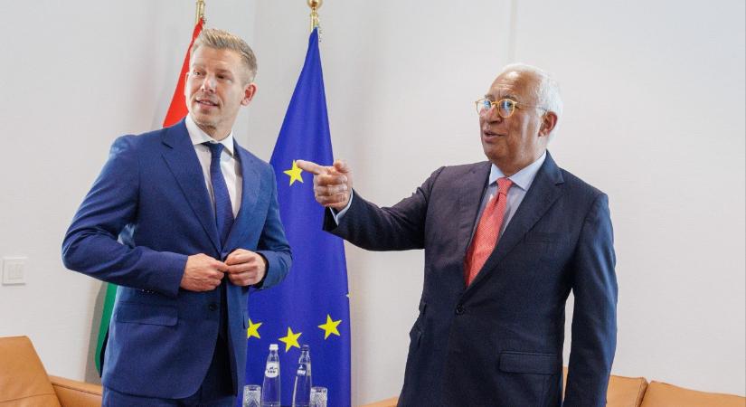 Magyar Péter az Európai Tanács elnökével egyeztetett
