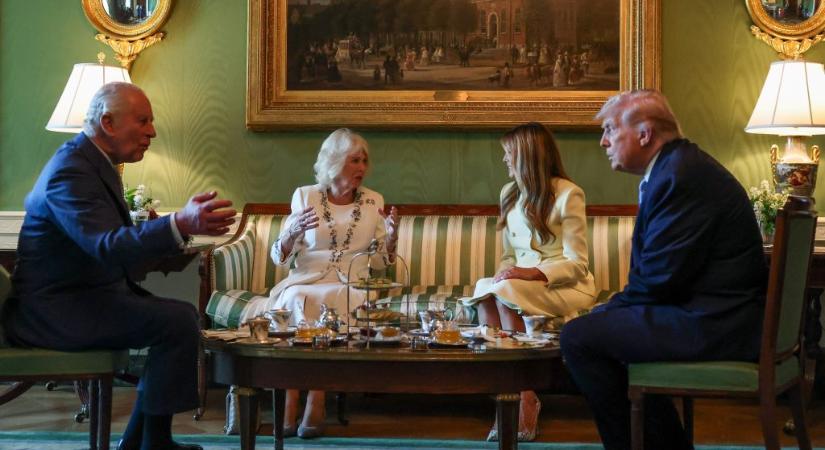 Kikerült a netre, Trumpék milyen menüsorral várták a Fehér Házban Károly királyt és a királynét