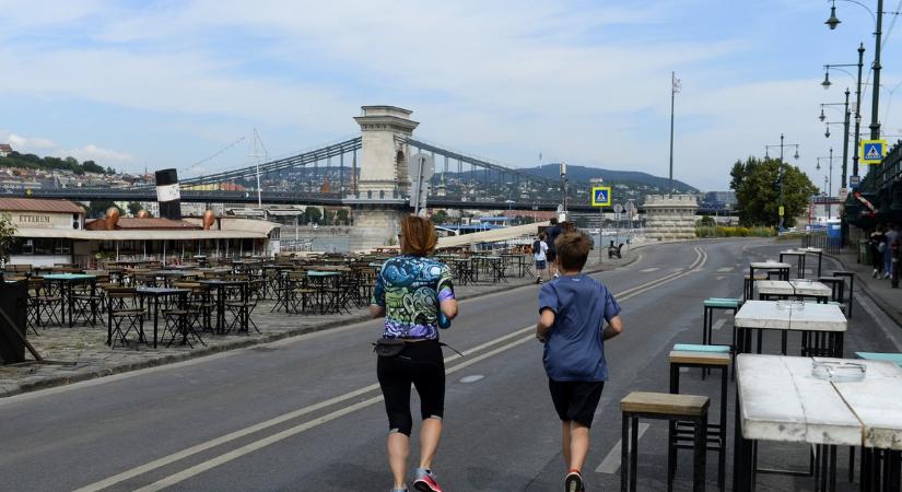 Autómentes rakpart: május elsejétől visszakapják a gyalogosok a Dunapartot