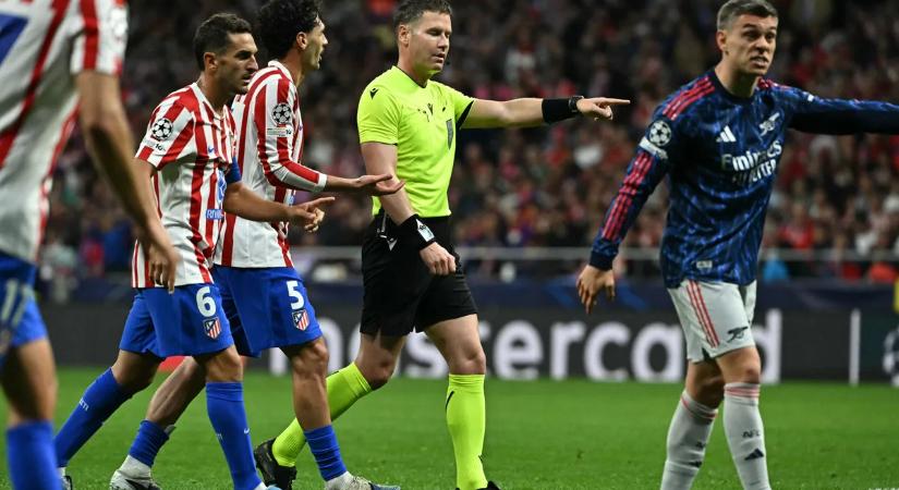 Az Arsenal egy botrányos bírói ítélet miatt nem került közelebb a budapesti BL-döntőhöz