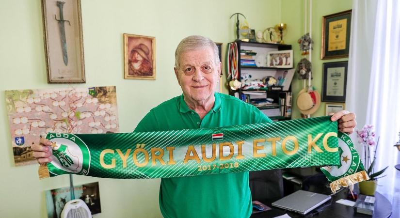 80 éves az Audi ETO KC örökös tiszteletbeli, legendás elnöke
