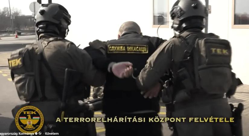 Nyomozás indult a TEK-nél fogva tartott ukrán pénzszállítók ügyében