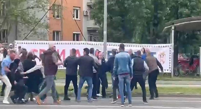 Összetűztek a polgárok és a haladók Újvidéken