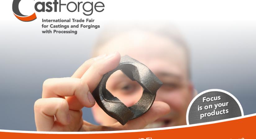 CastForge 2026: Öntvények és kovácsolt alkatrészek nemzetközi szakkiállítás – Stuttgart, 2026. június 9-11.