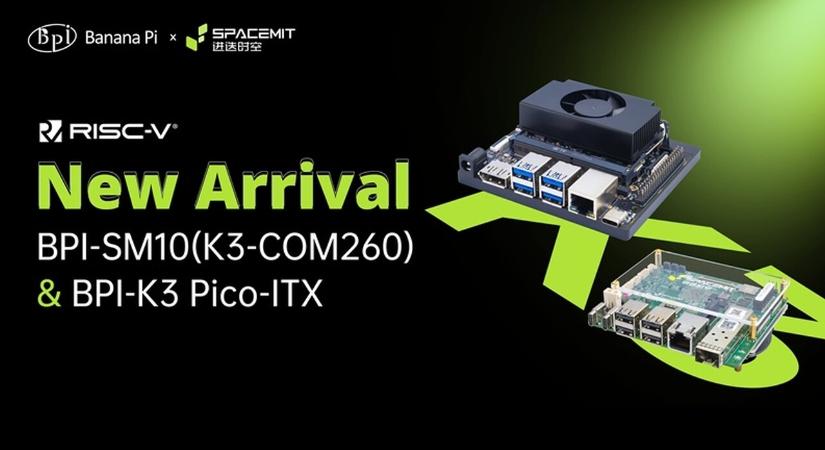 RISC-V alapokon nyugvó egykártyás gép(ek) a Banana Pi konyhájából