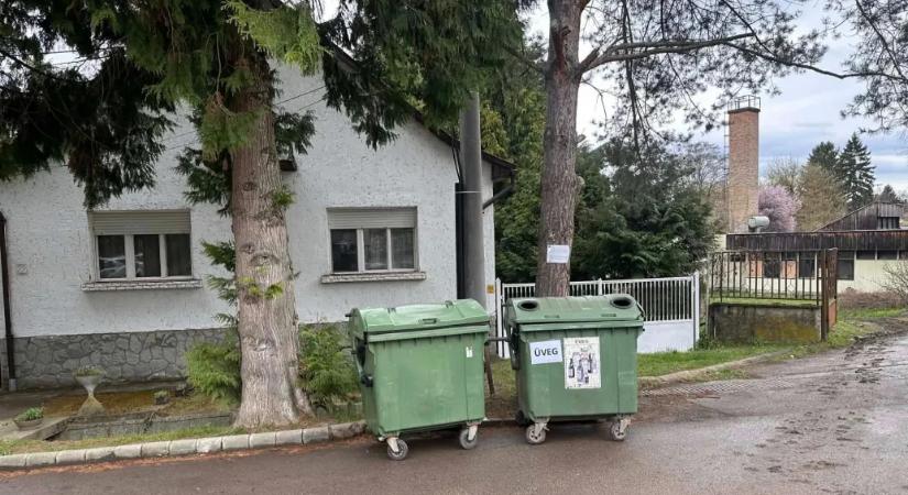 Áll a bál Zebegényben egy üvegvisszaváltó konténer miatt