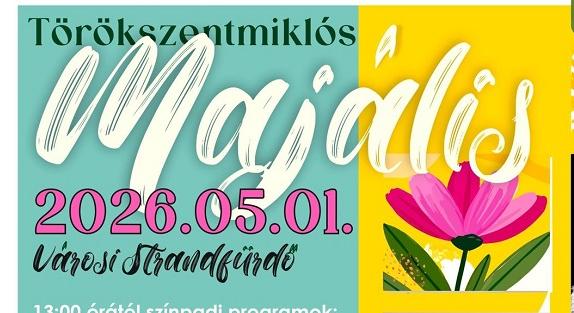 Majális Törökszentmiklóson: Caramel koncerttel és egész napos programokkal várják a családokat május 1-jén