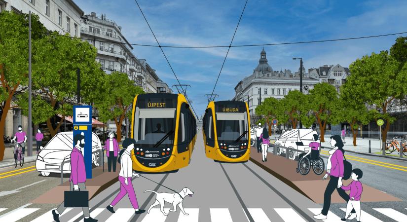 Így néz majd ki a Bajcsy villamossal, a Nyugati felüljáró nélkül – a bringások hibajegyzéket írnak