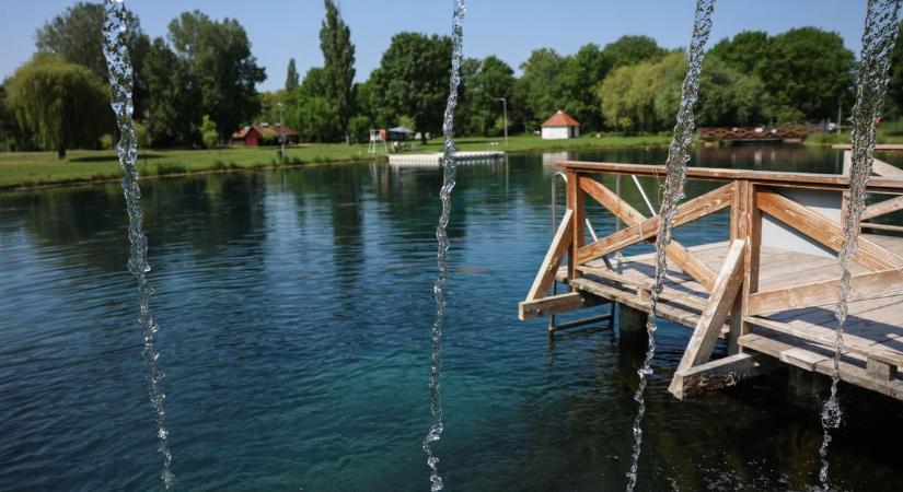 Pénteken nyit a Tatai Fényes Fürdő legszebb strandja