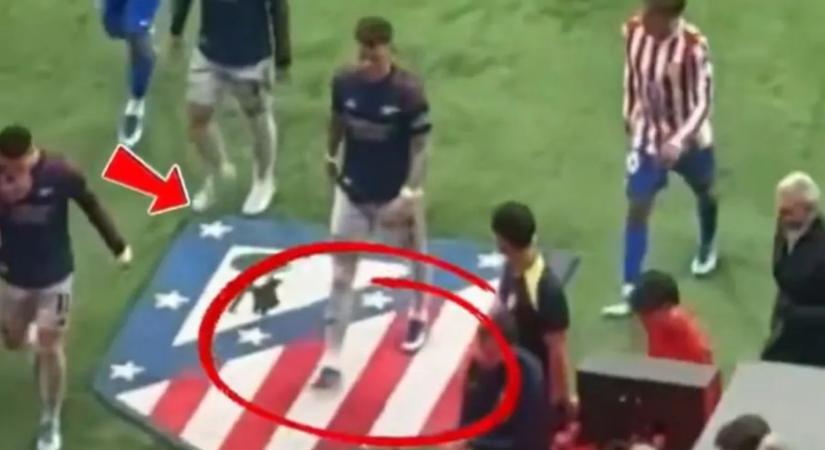 Rátaposott az Atlético címerére az Arsenal játékosa, látni kell Simeone reakcióját!