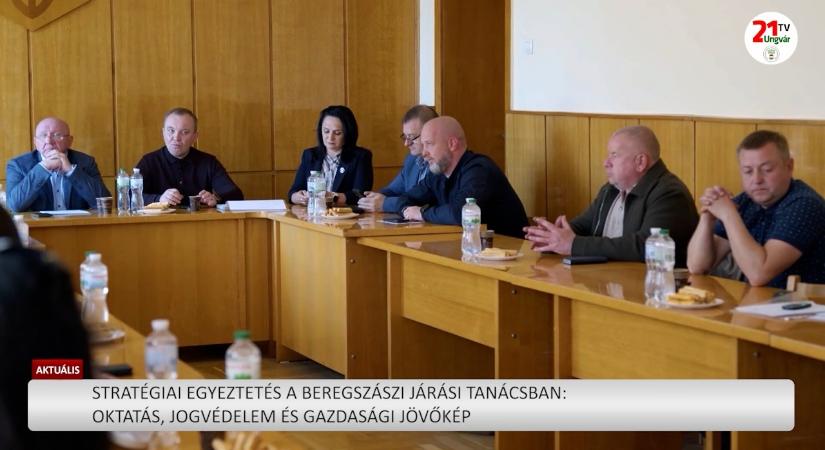Aktuális (2026.04.30) Stratégiai egyeztetés a Beregszászi Járási Tanácsban (videó)