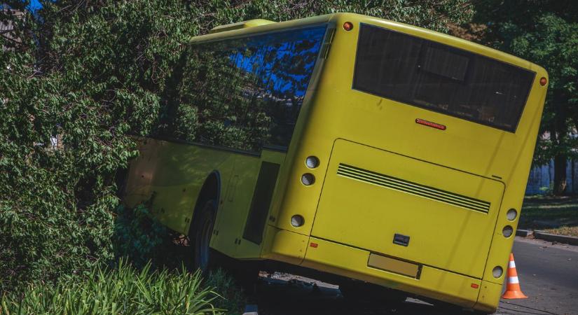 Drámai pillanatok Baranyában: lesodródott az útról egy busz