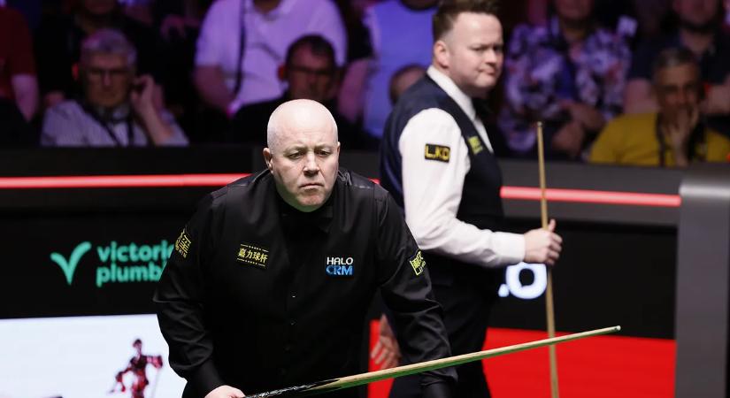 Nyolc frém után döntetlen Murphy és Higgins elődöntője a sznúker-vb-n