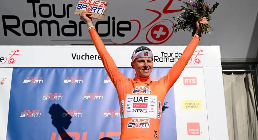 Pogacar a második szakaszt is megnyerte a romandiai körversenyen