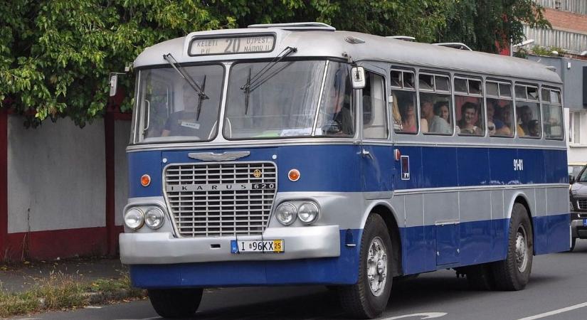 Ismét legendás Ikarus buszok közlekednek Dunaújváros utcáin