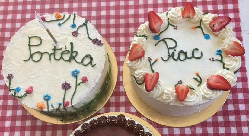 Egyéves lett a vasszécsenyi Portéka Piac: tortával és jó hangulattal ünnepeltek