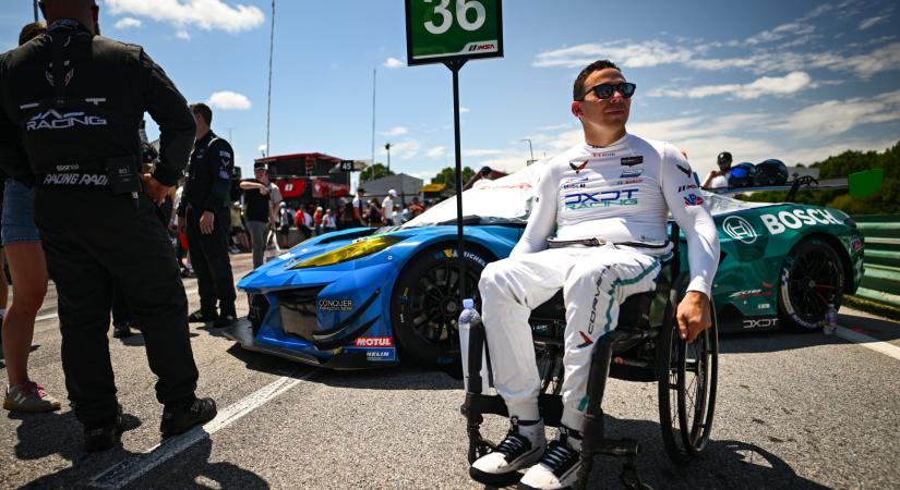 Nem indulhat Robert Wickens az IMSA Laguna Seca-i versenyén, mert kigyulladt az autóját szállító kamion