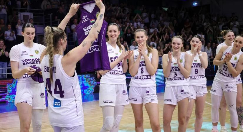 Ötmilliós jutalmat kapott a Sopron Basket az MK-győzelemért