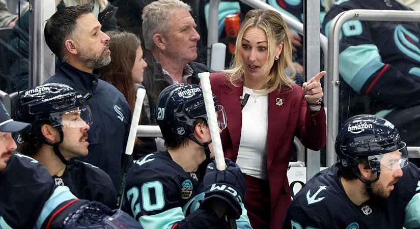 Távozott a Seattle Krakentől az NHL történetének első női edzője