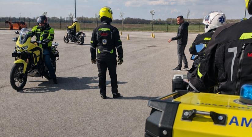A gyorsaság életet menthet – motoros és kerékpáros mentők állnak szolgálatba