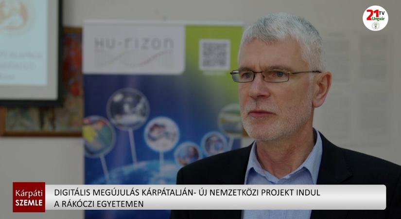 Digitális megújulás Kárpátalján - új nemzetközi projekt indul a Rákóczi egyetemen (videó)