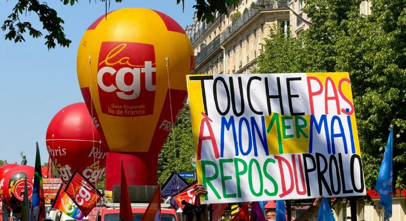 Franciaország tiltakozással készült a munka ünnepére