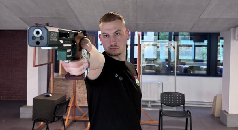Eb-re készül a győri sportlövő