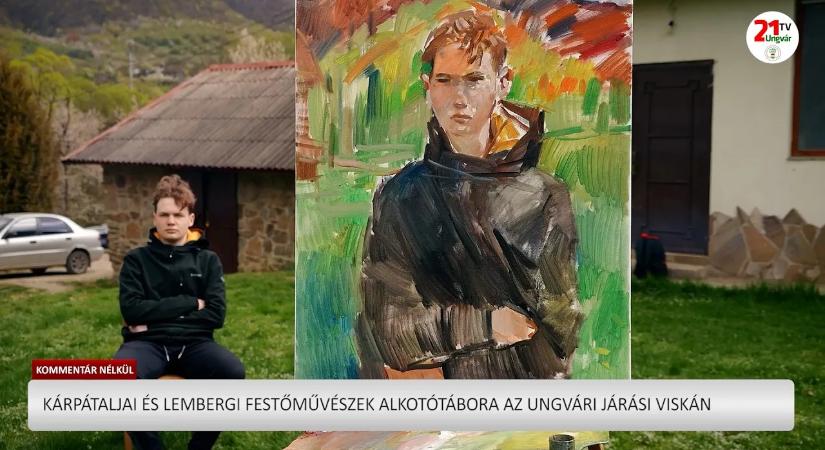 Kommentár nélkül (2026.05.01) - Kárpátaljai és lembergi festőművészek alkotótábora Viskán (videó)