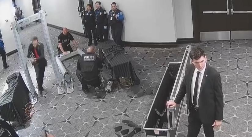 Videón, ahogy Trump merénylője beront a Fehér Ház tudósítóinak vacsorájára
