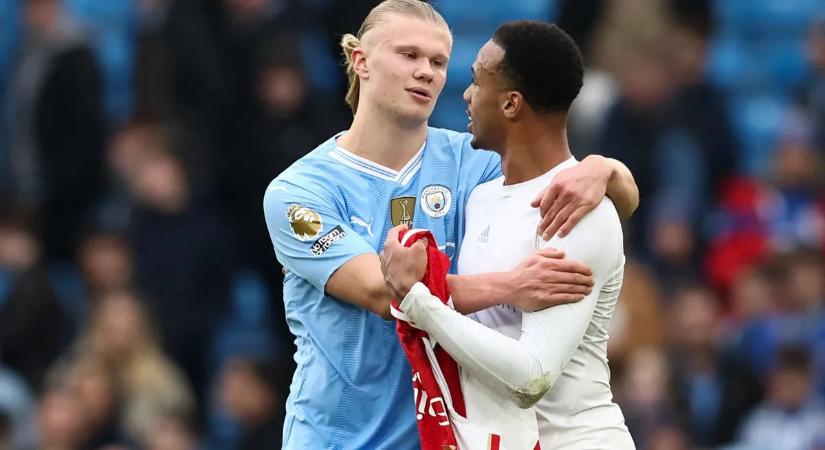 Kiderült, miért úszta meg az eltiltást az Arsenal sztárja, aki lefejelte Haalandot