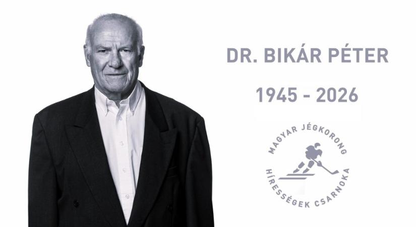 Meghalt Bikár Péter, a magyar jégkorong meghatározó alakja